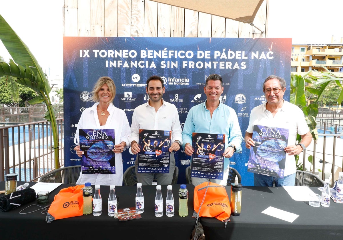 Presentación del IX Torneo de Pádel de Infancia sin Fronteras.