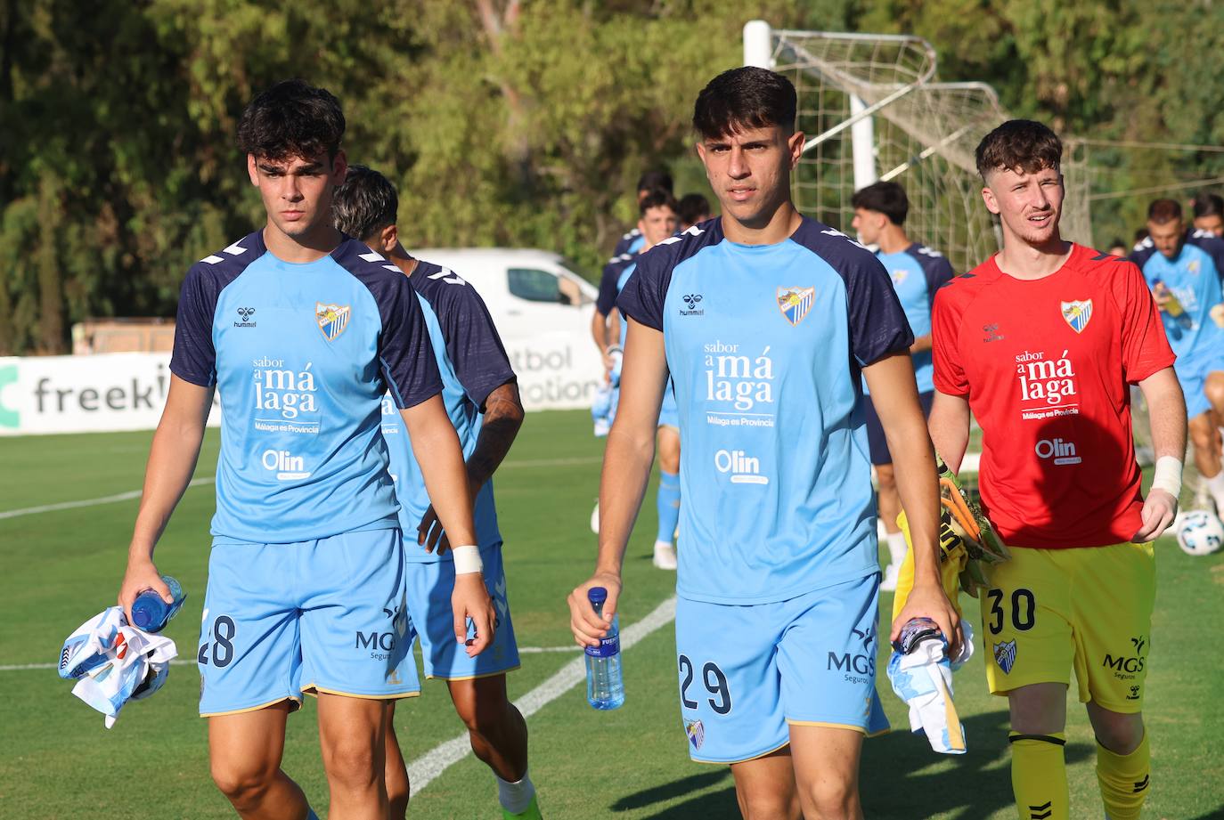 El amistoso entre el Málaga y el Al-Jazira en Marbella, en imágenes