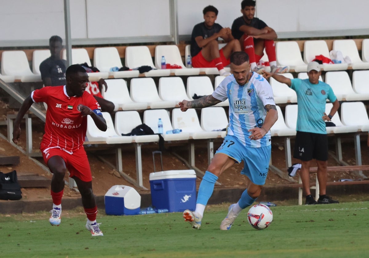 Dioni, en el partido del viernes ante el Al-Jazira.