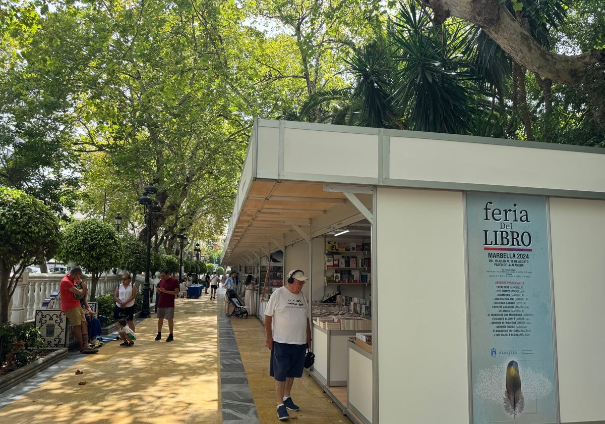 La Feria del Libro de Marbella se puede visitar hasta el 18 de agosto.