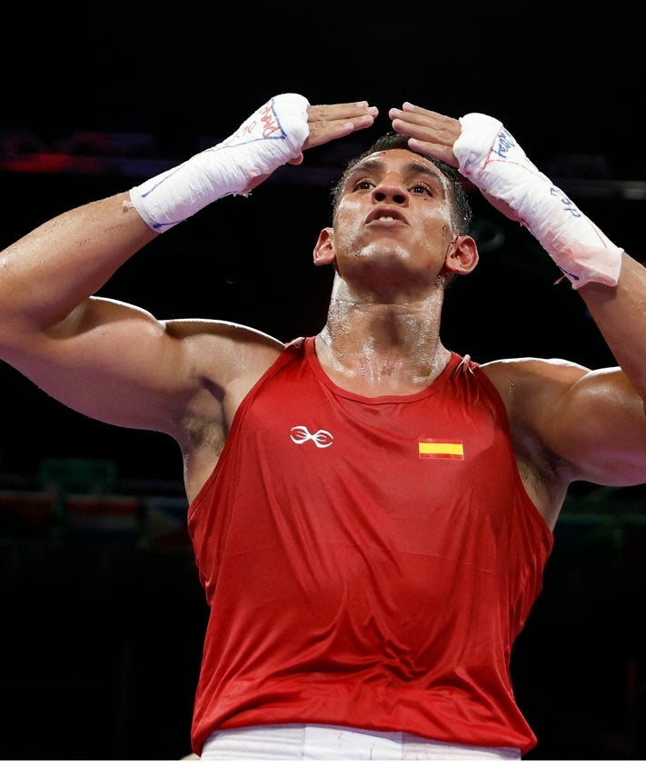 Imagen secundaria 2 - Ayoub Ghadfa, preparado para hacer historia y buscar el pase a la gran final olímpica