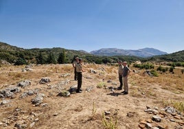 Visita del delegado José Antonio Vízquez, a la zona.