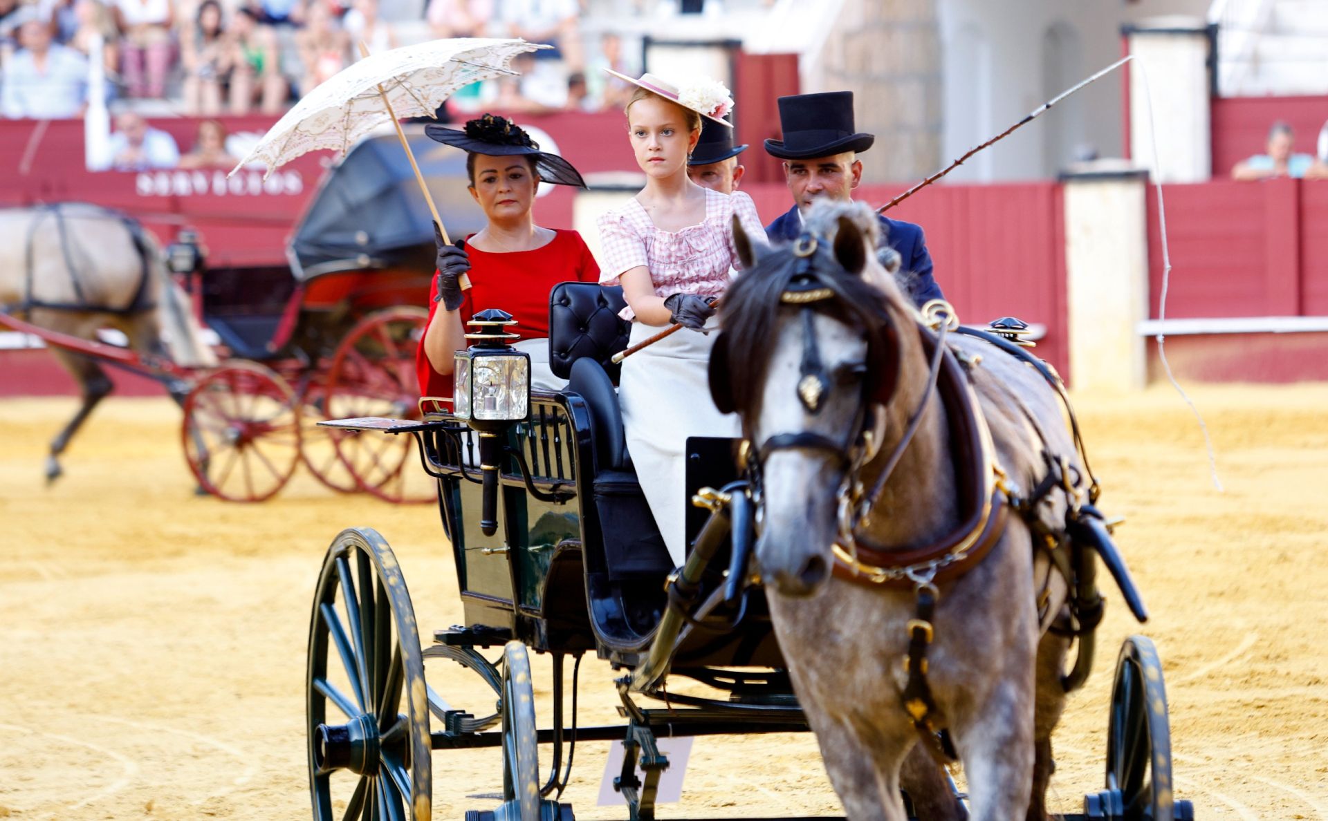 Concurso de Exhibición de Enganches de Caballos Ciudad de Málaga en La Malagueta