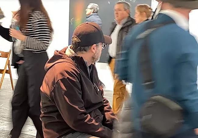 El artista y profesor de la Universidad de Málaga, Marc Montijano.