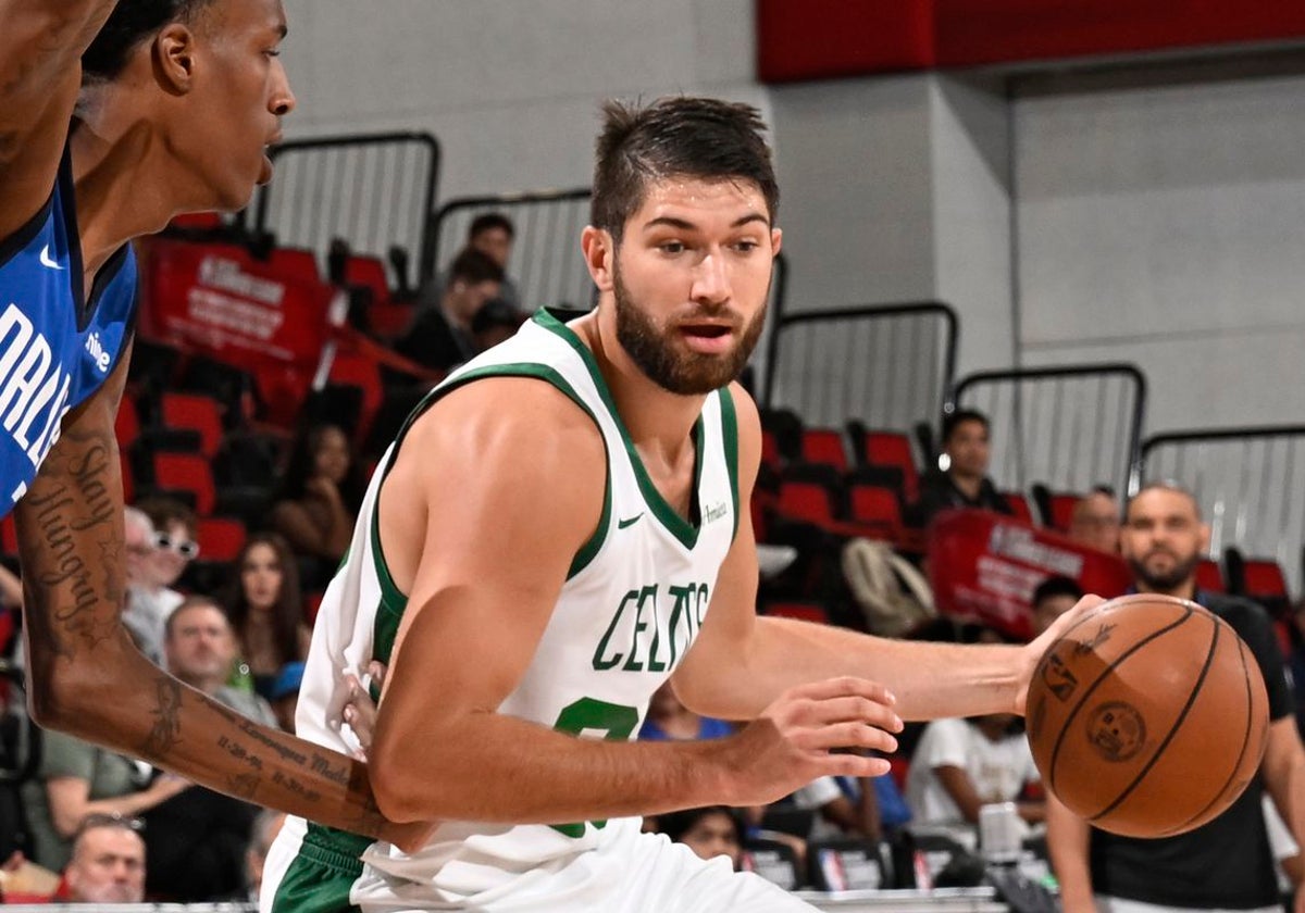 Killian Tillie, en un partido de la Liga de Verano de la NBA.