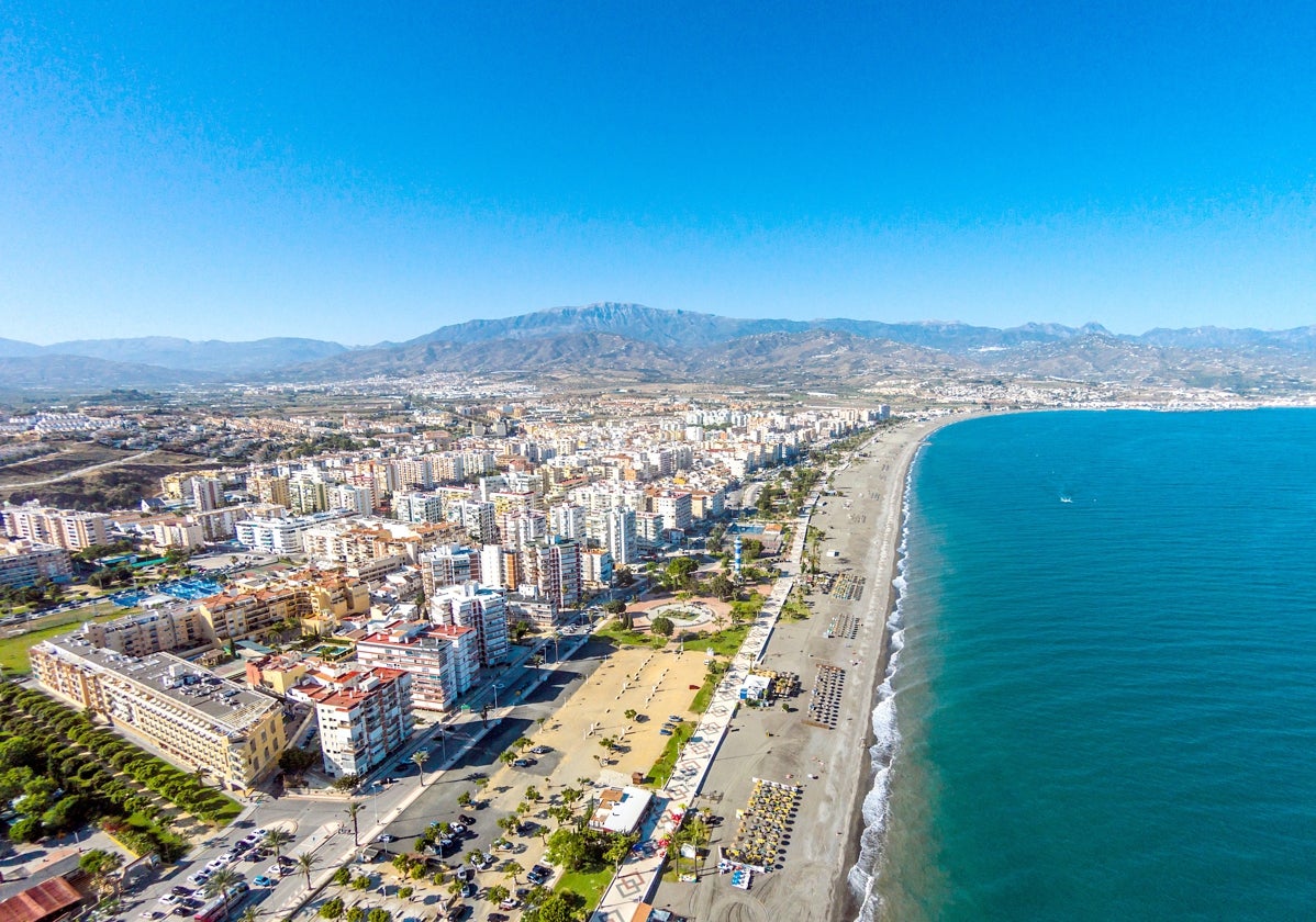 Imagen de archivo del litoral de Torre del Mar.