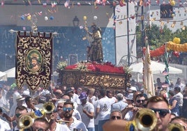 Procesión de San Roque por las cales de Tolox.