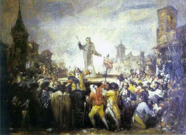 Motín de Esquilache, atribuido a Goya.