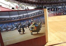 Una de las pinturas queadornó las tablas.