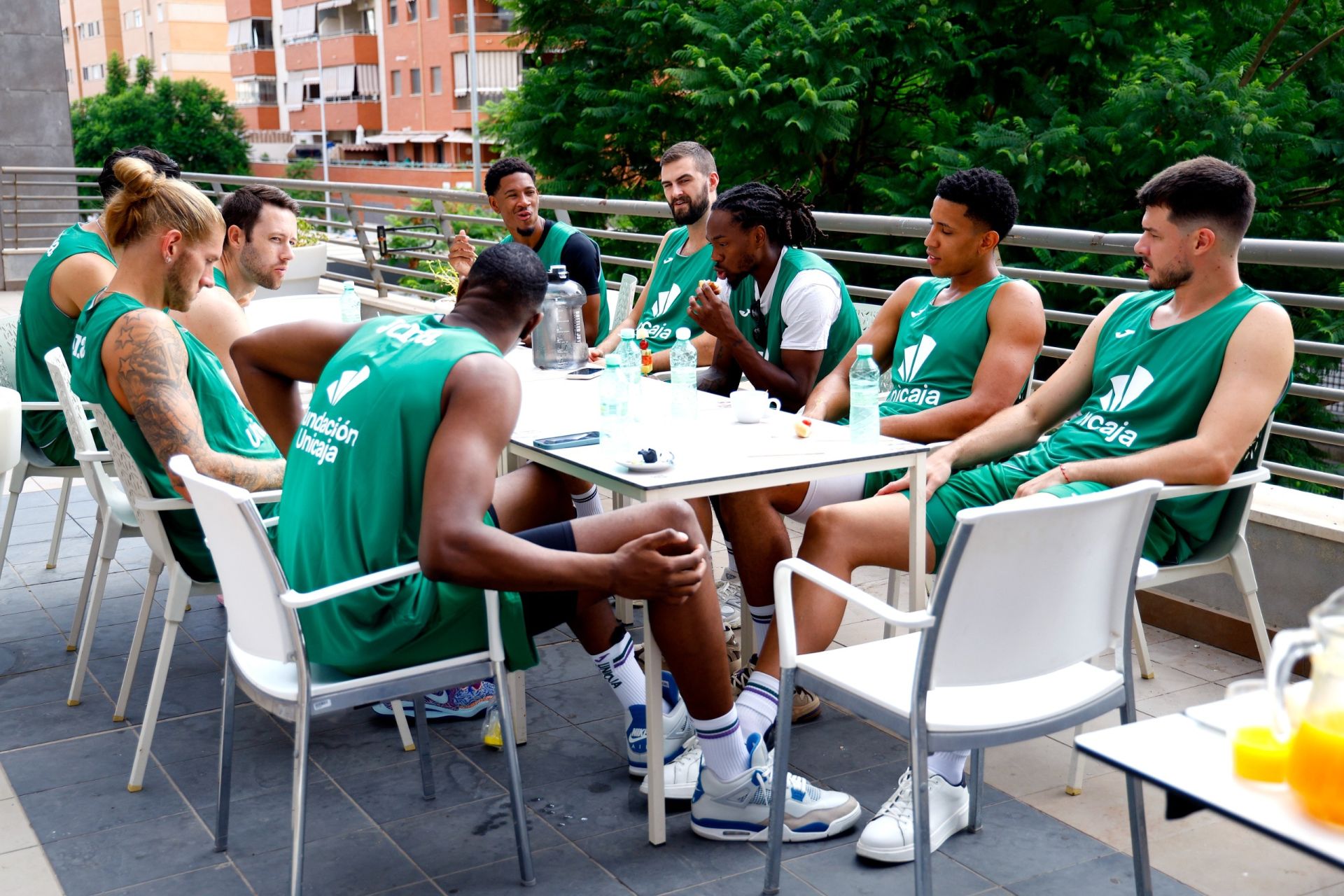 Los jugadores del Unicaja se reencuentran para iniciar la pretemporada