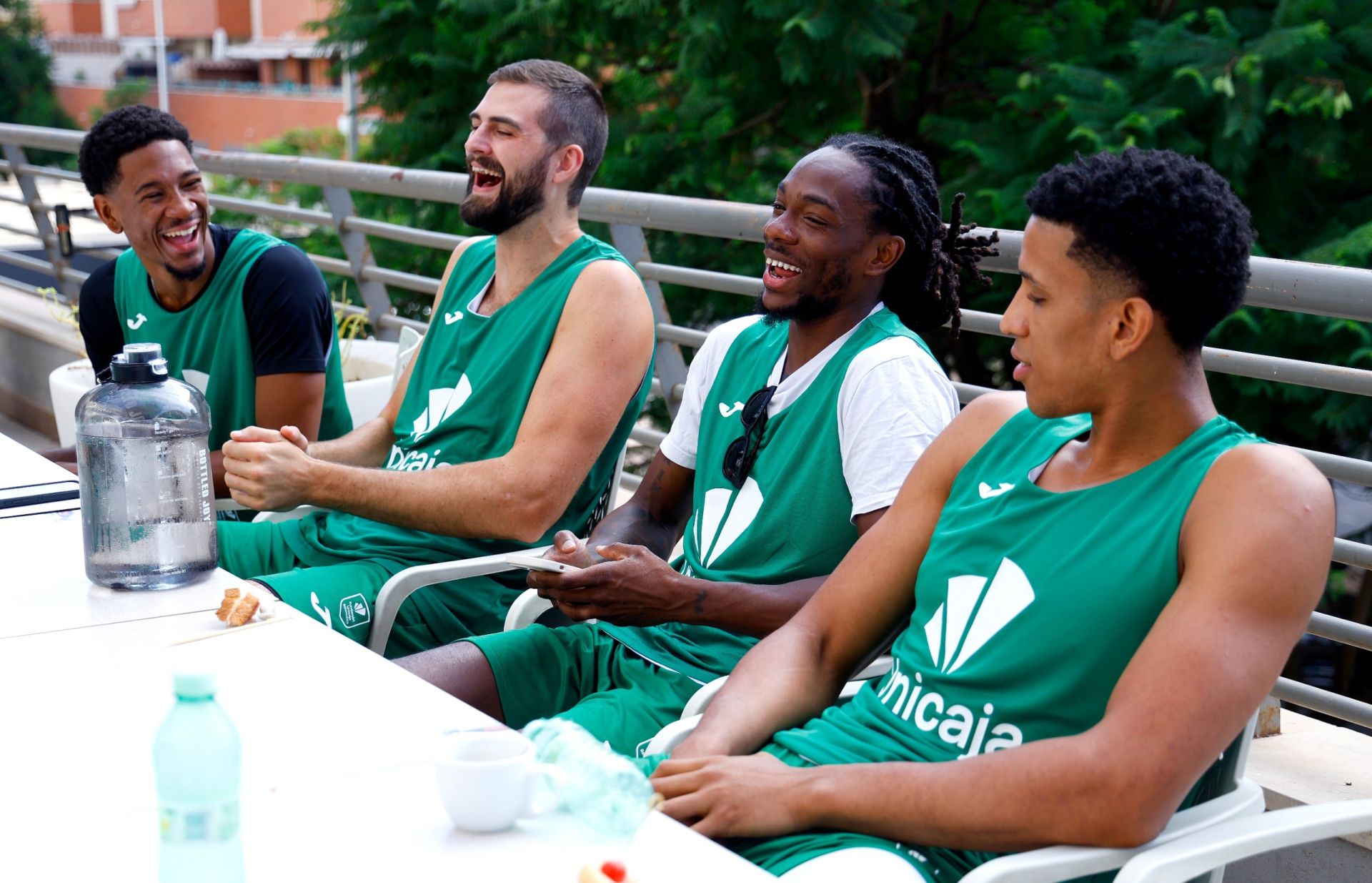 Los jugadores del Unicaja se reencuentran para iniciar la pretemporada