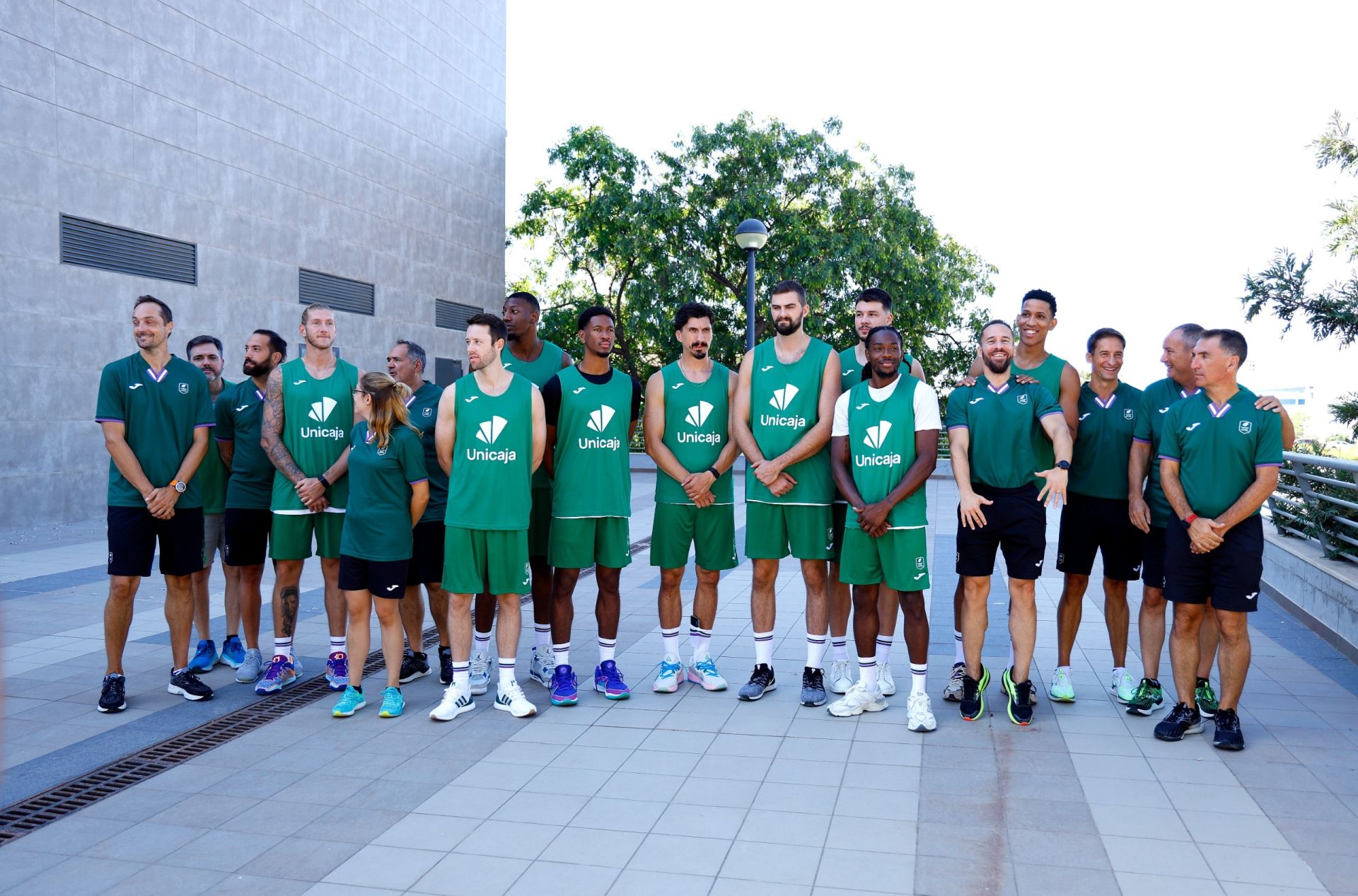 Los jugadores del Unicaja se reencuentran para iniciar la pretemporada