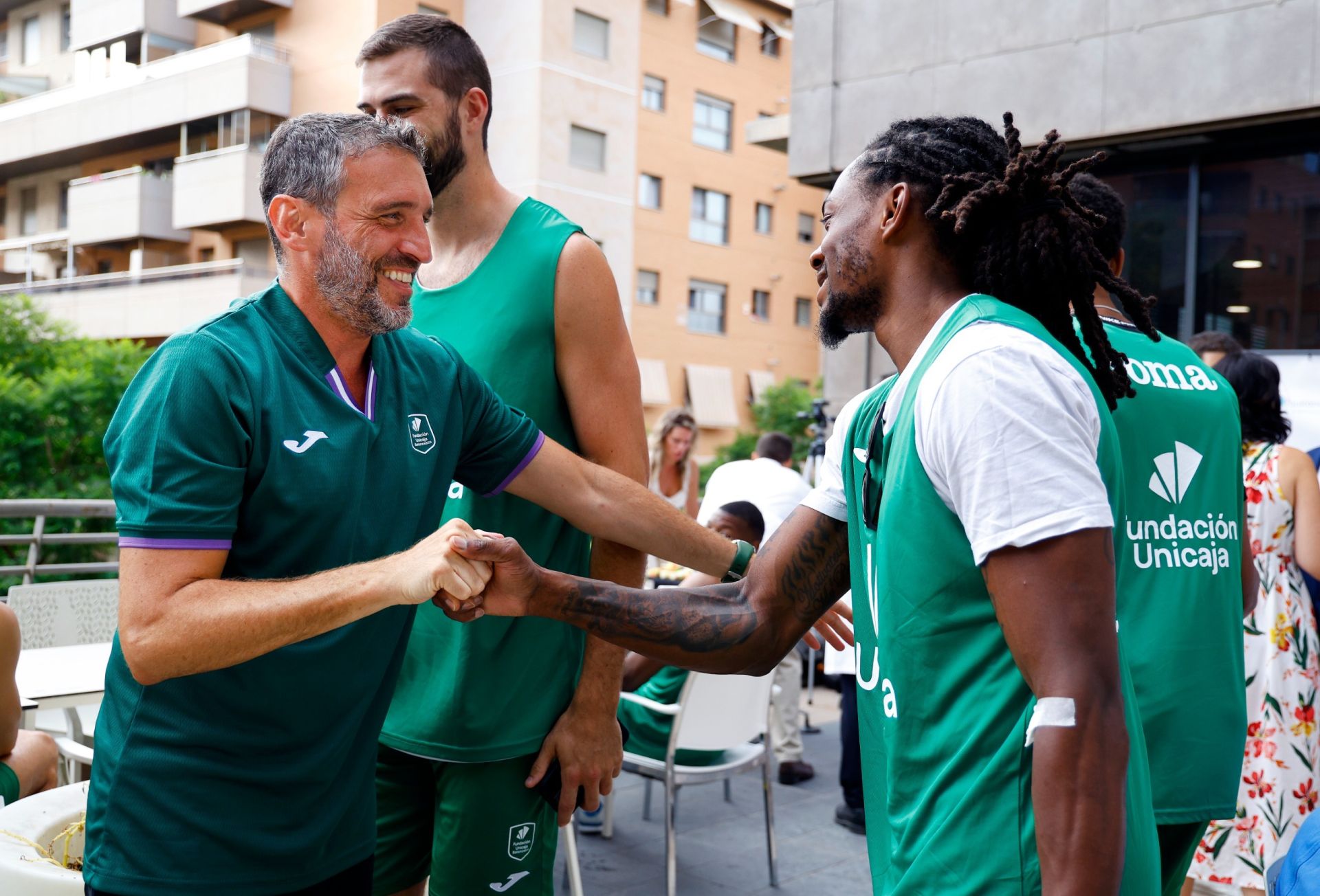 Los jugadores del Unicaja se reencuentran para iniciar la pretemporada