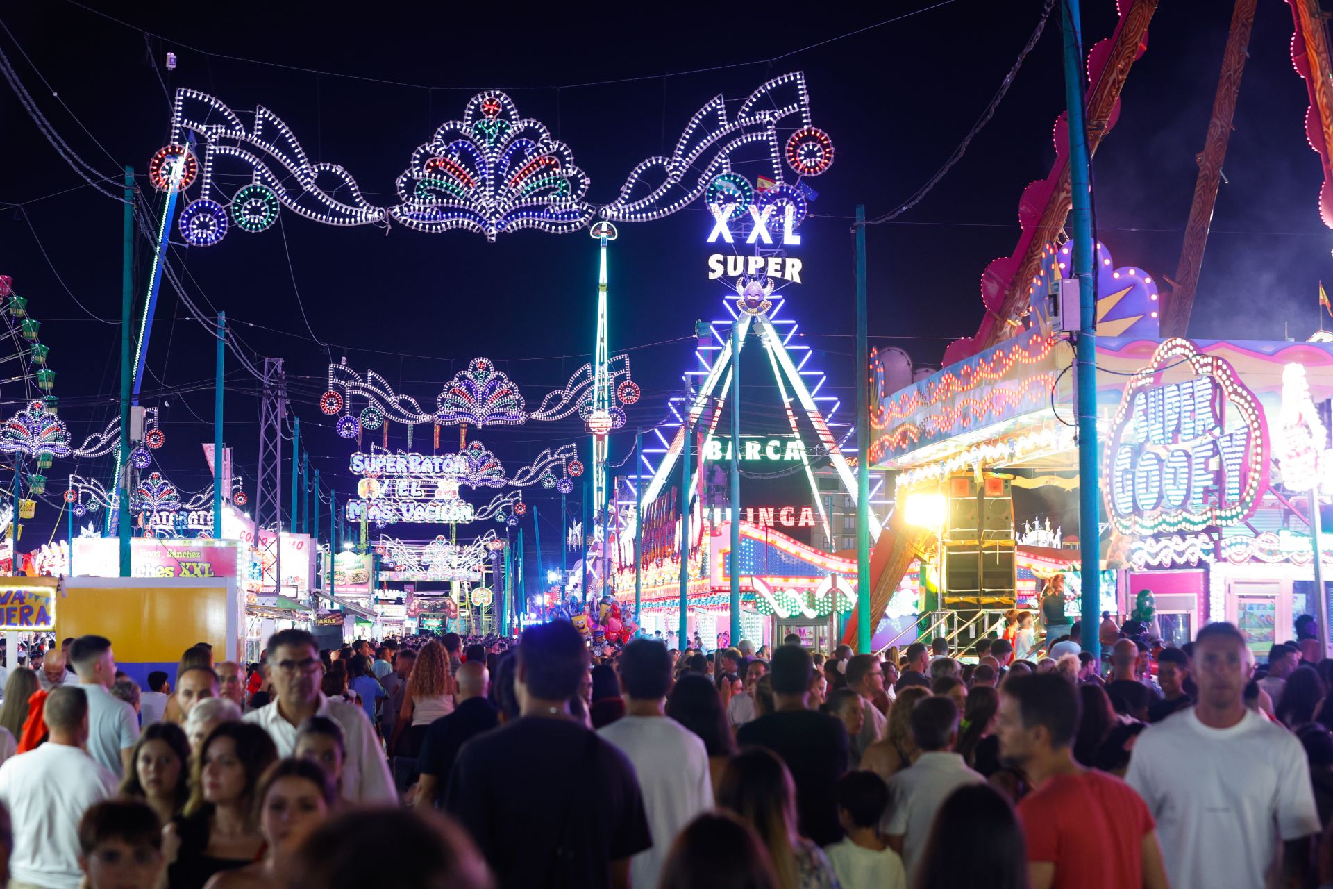 Las mejores imágenes del primer sábado de la Feria de Málaga 2024