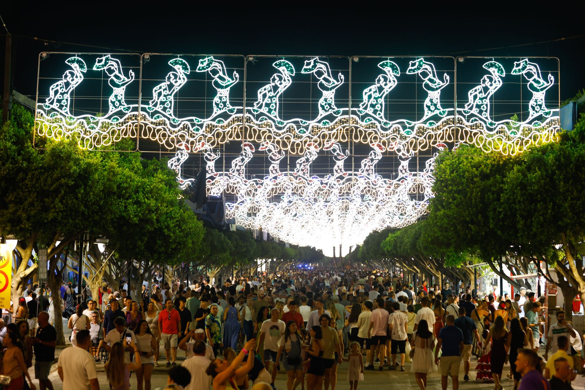 Las mejores imágenes del primer sábado de la Feria de Málaga 2024