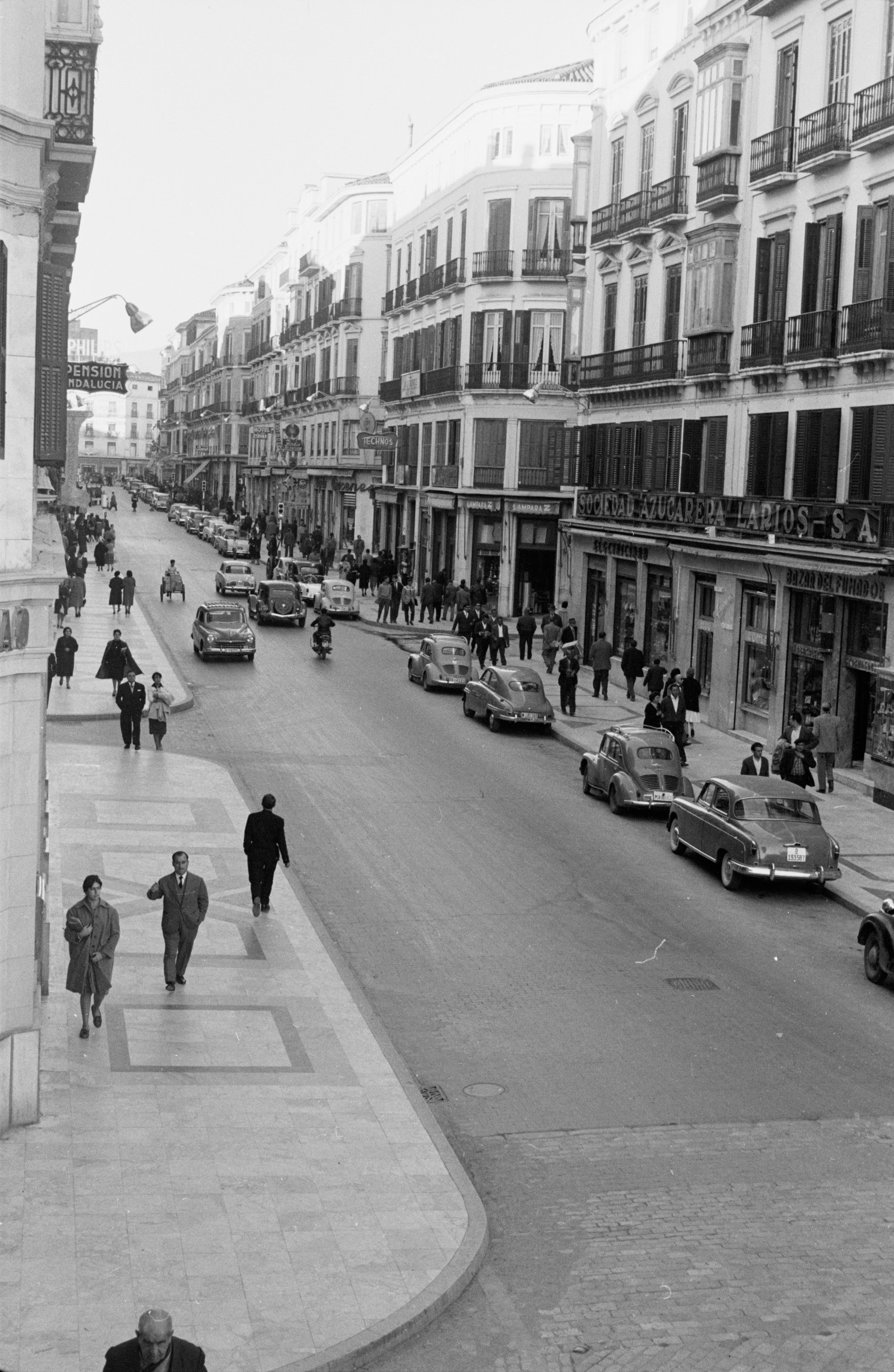 La calle Larios en 1983