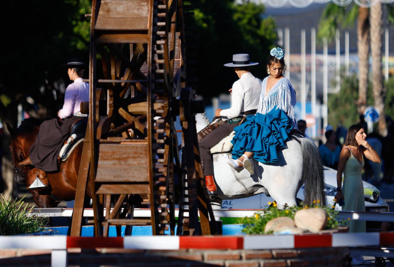 Las mejores imágenes del primer sábado de la Feria de Málaga 2024