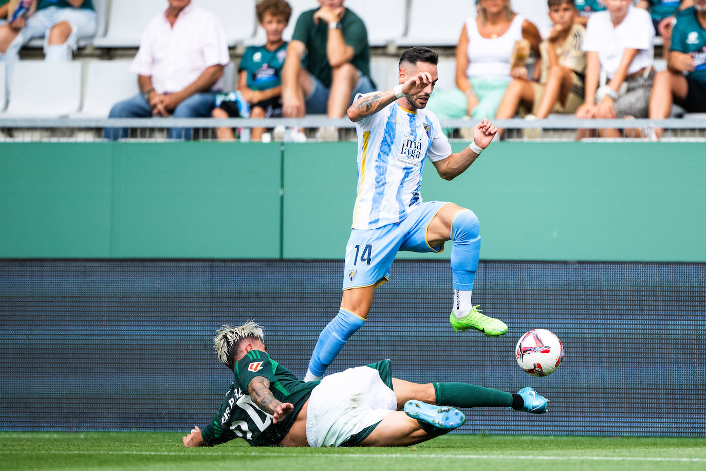 El Racing de Ferrol-Málaga, en imágenes