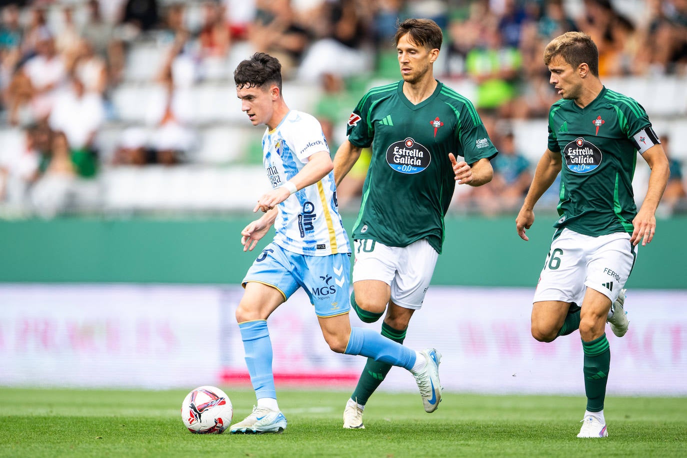 El Racing de Ferrol-Málaga, en imágenes