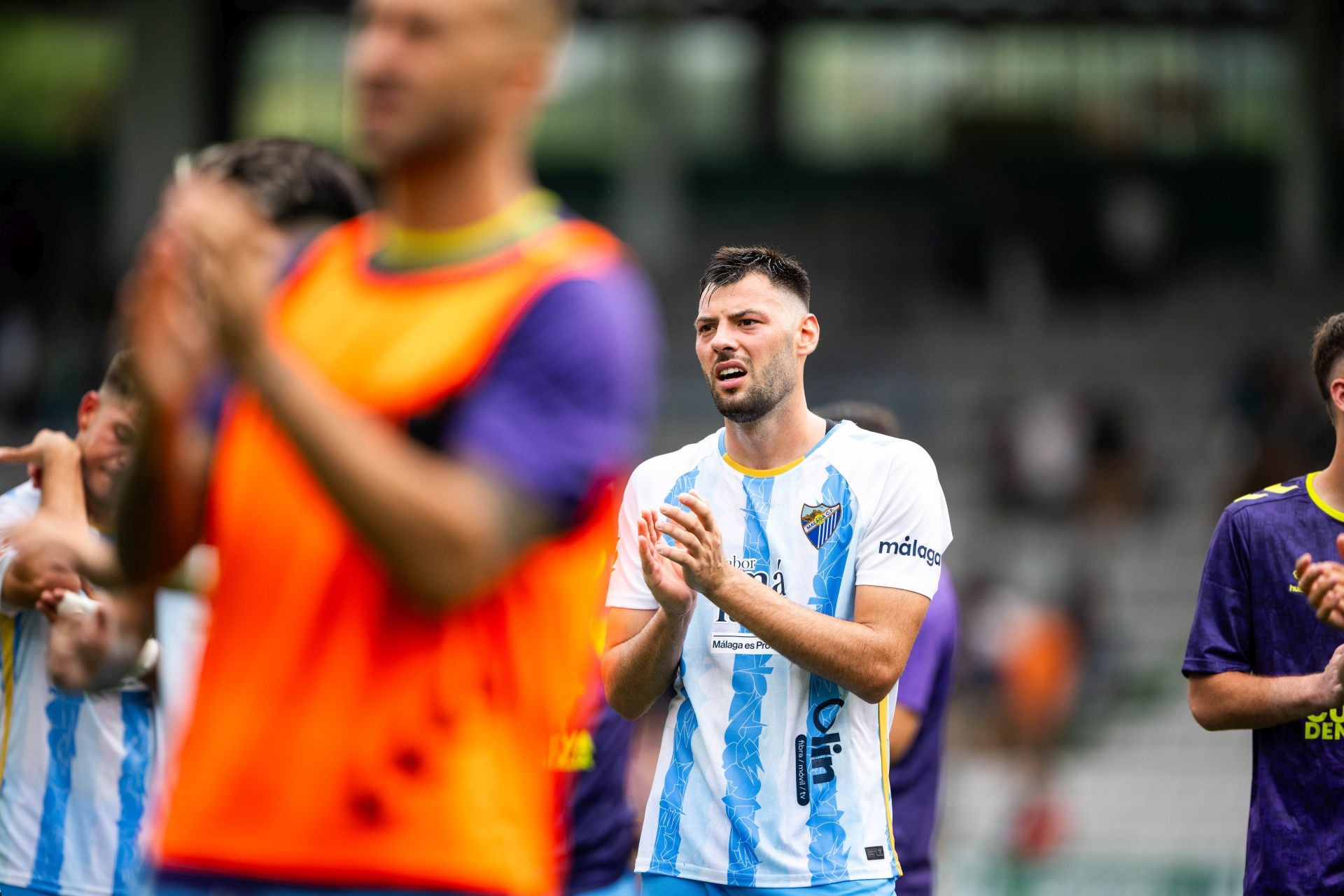 El Racing de Ferrol-Málaga, en imágenes