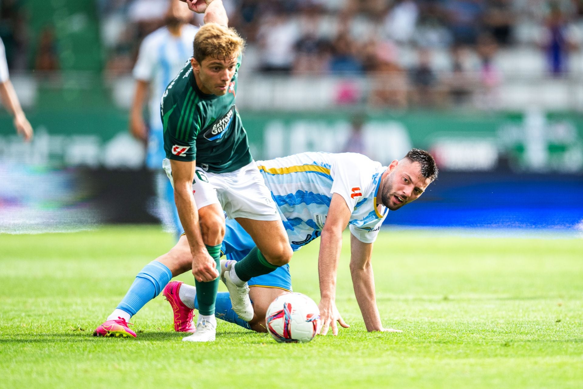 El Racing de Ferrol-Málaga, en imágenes