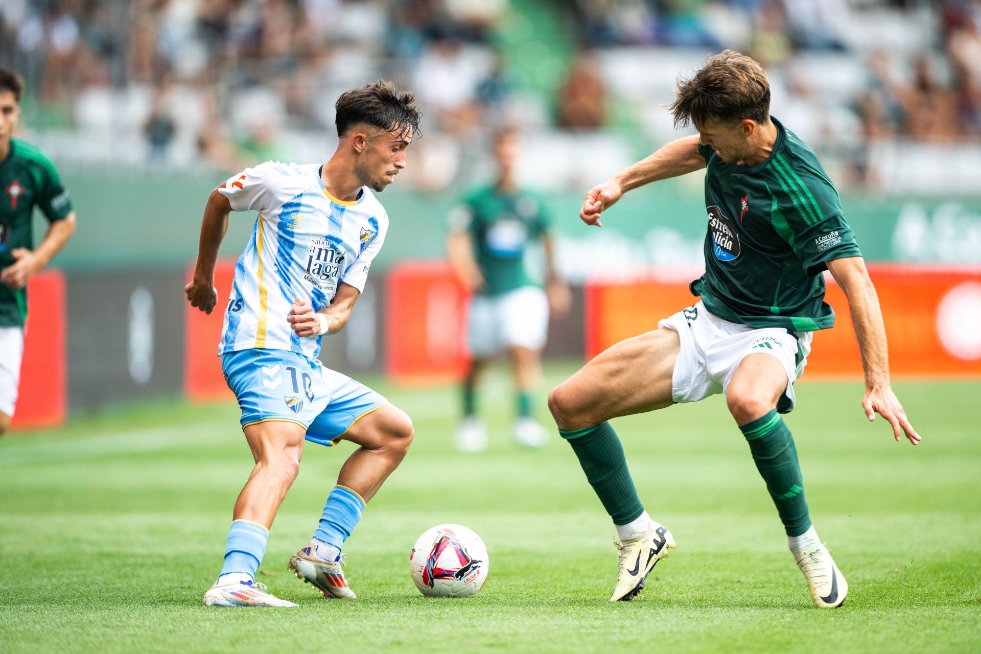El Racing de Ferrol-Málaga, en imágenes