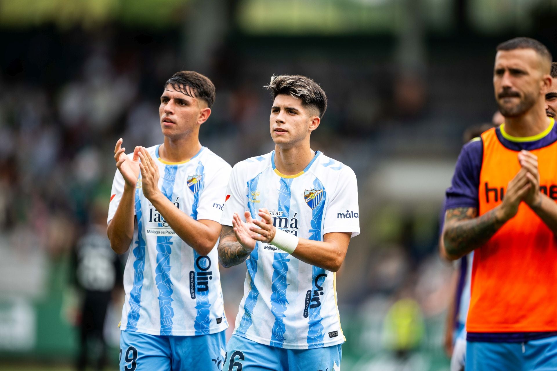 El Racing de Ferrol-Málaga, en imágenes