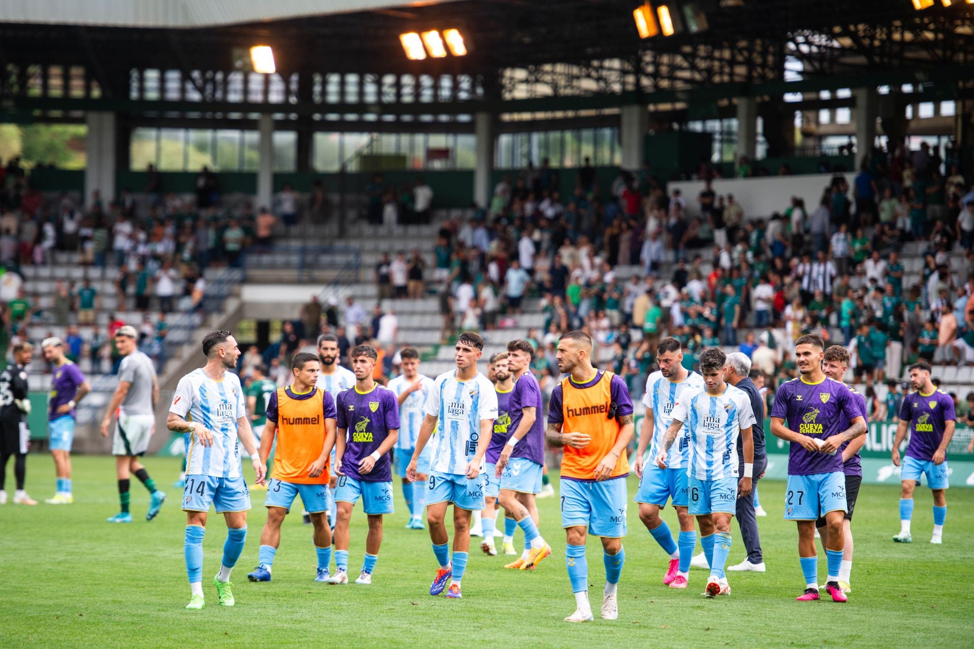 El Racing de Ferrol-Málaga, en imágenes