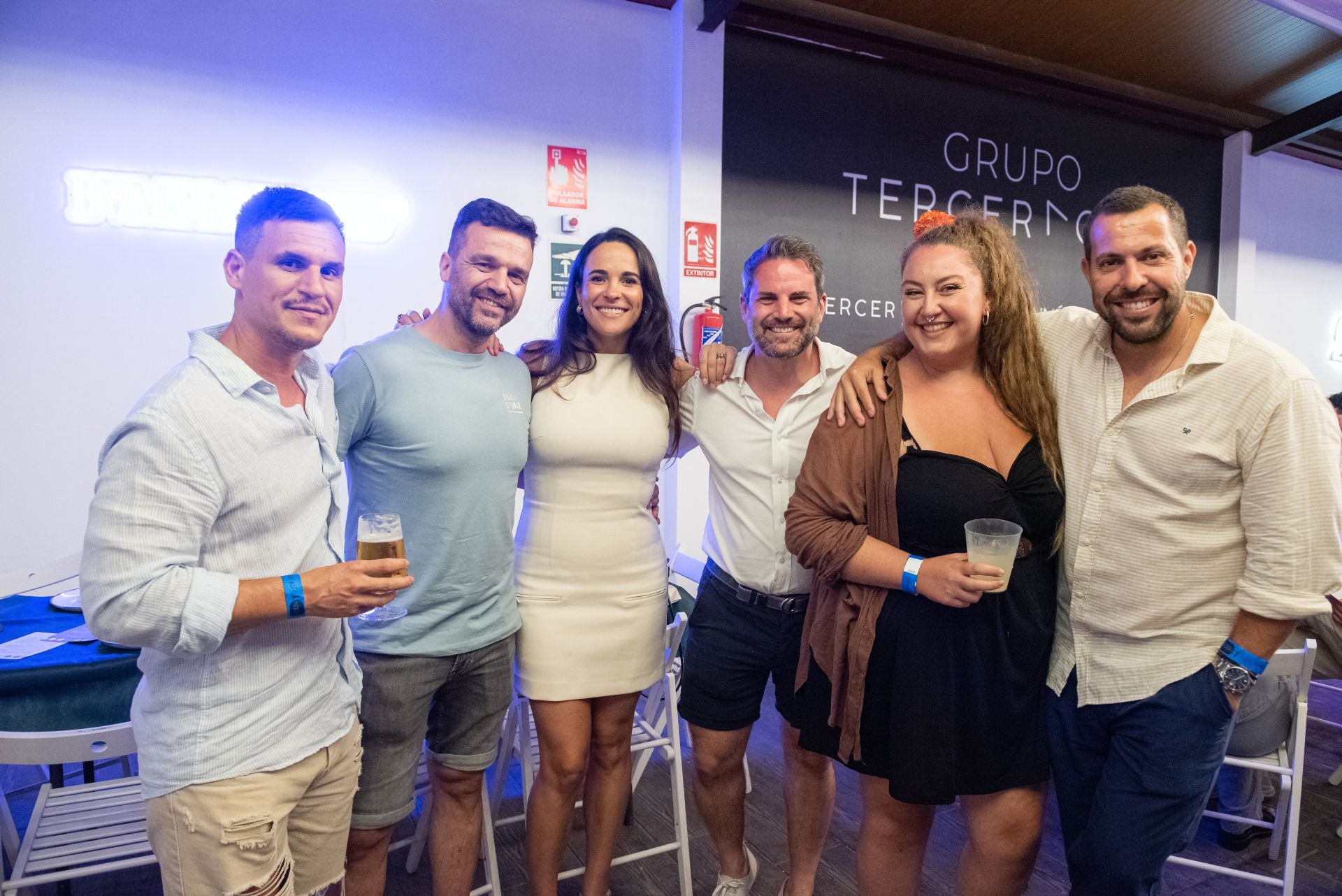 Alberto Martínez, Fernando Pérez, Mercedes Serra, Gerardo Marco, Cristina Flores y Carlos Ruiz.