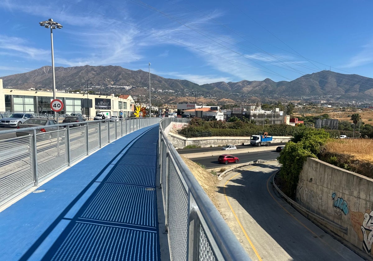 Vista de una de las pasarelas.