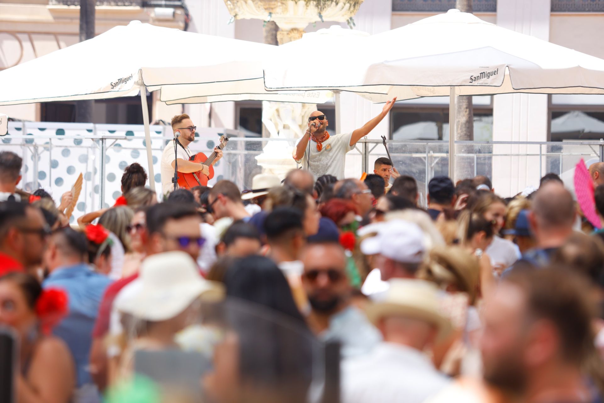 Martes 20 de agosto. Ambiente en el Centro de Málaga.