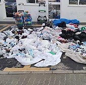 Imagen facilitada por el Ayuntamiento del material incautado