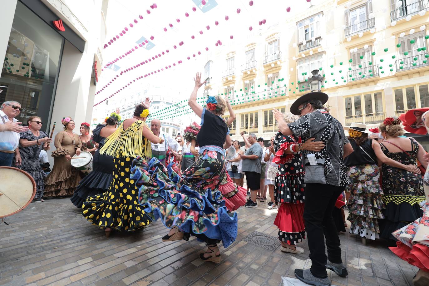 Ambiente en la feria del Centro