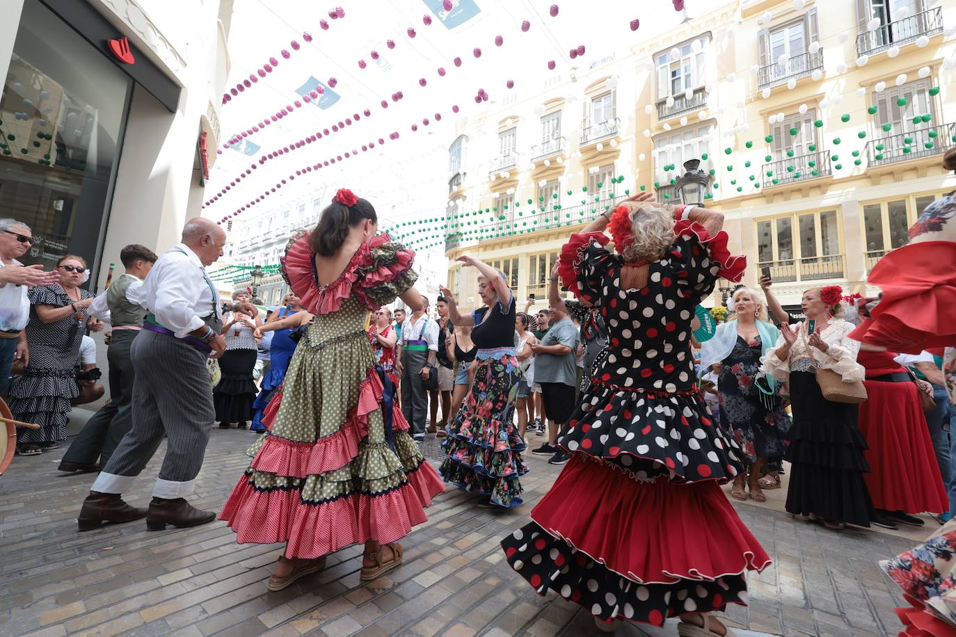 Ambiente en la feria del Centro