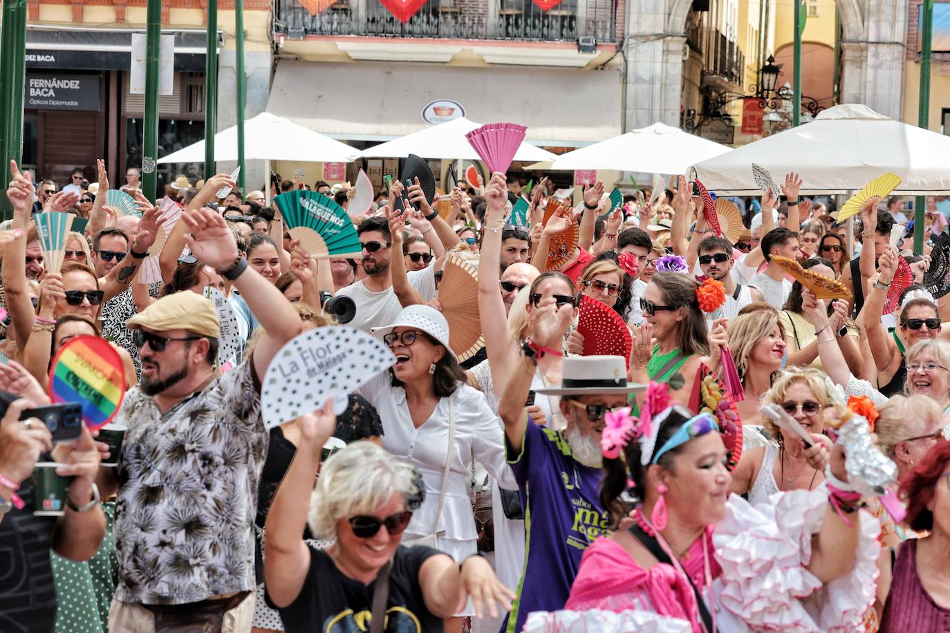 Ambiente en la feria del Centro