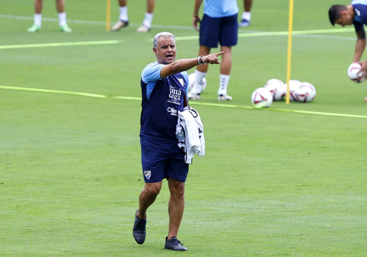 Sergio Pellicer, en un entrenamiento de esta semana.