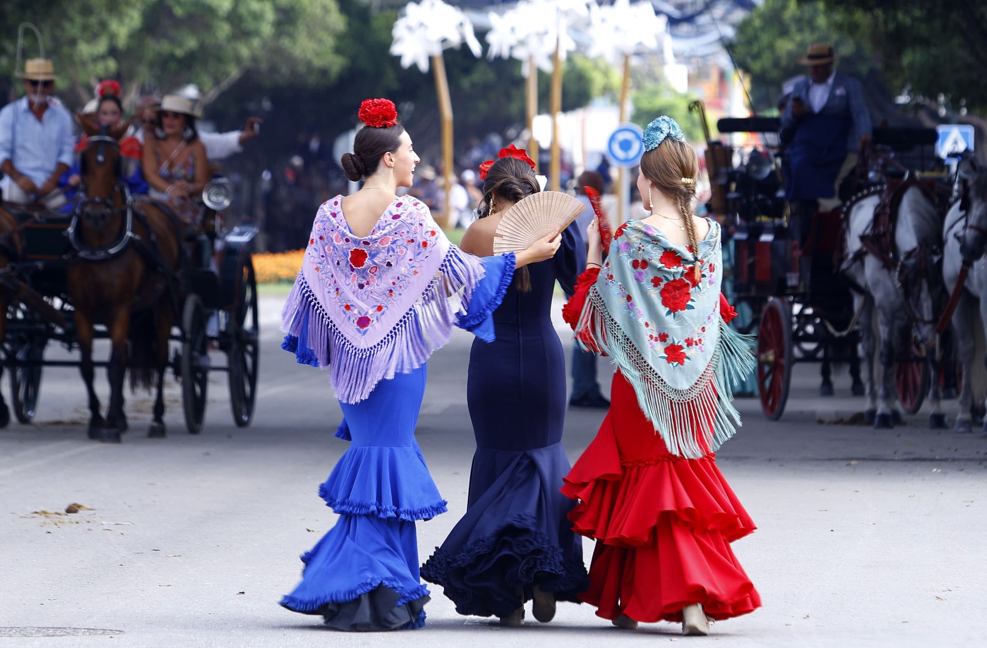 Las mejores fotos del viernes 23 en la Feria de Málaga