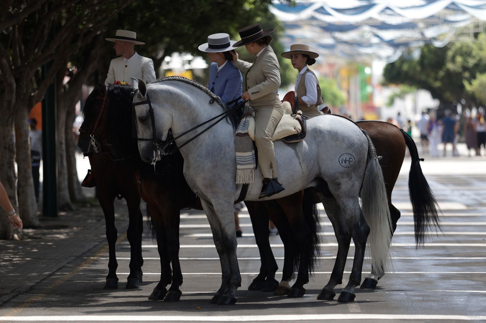 Ambiente en el Real en el último día de feria