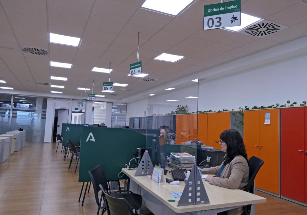 Imagen de una oficina del Servicio Andaluz de Empleo.