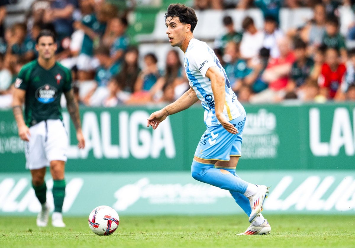 Lobete, en el partido de la primera jornada liguera.