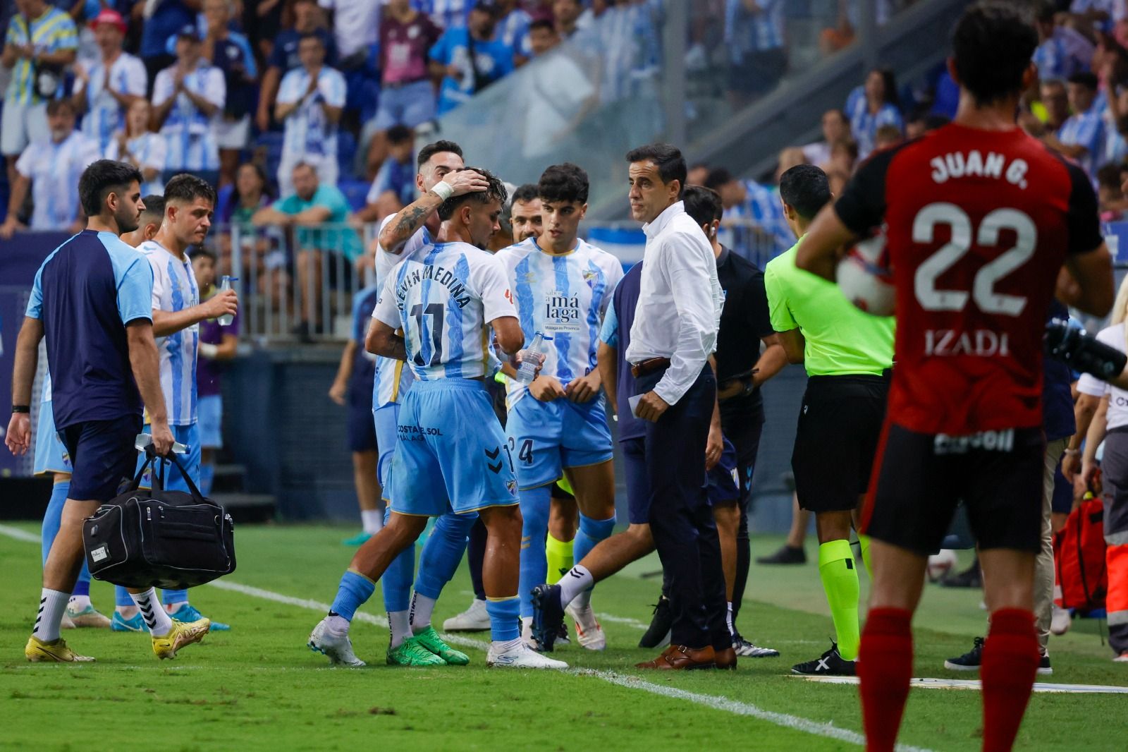 El Málaga - Mirandés, en imágenes