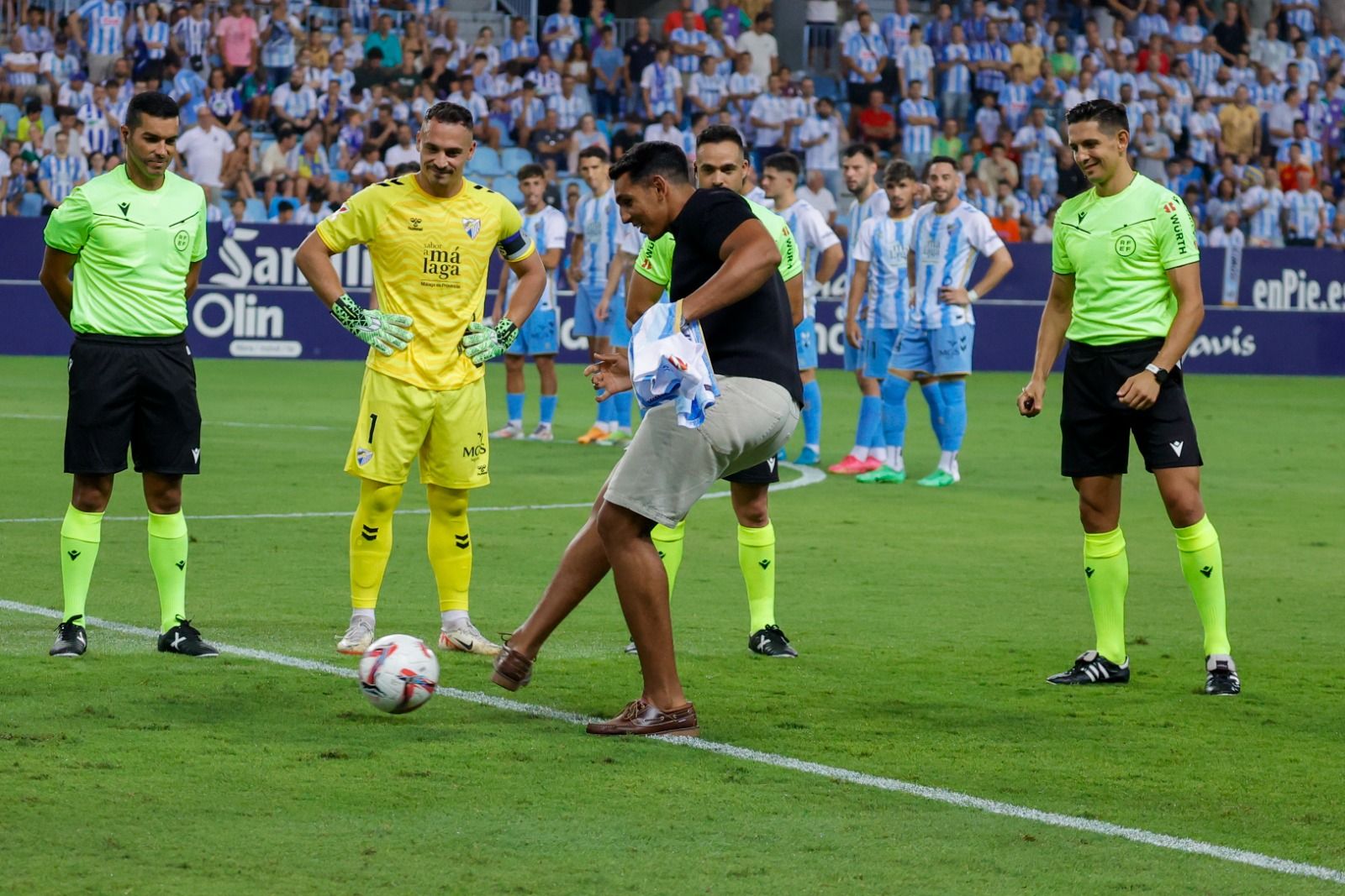 El Málaga - Mirandés, en imágenes