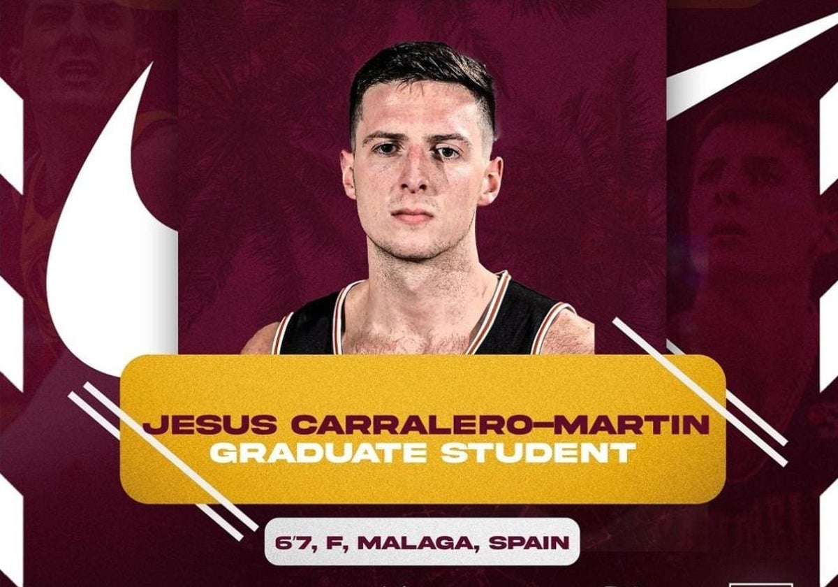 Jesús Carralero acabará finalmente su etapa en la NCAA en Florida