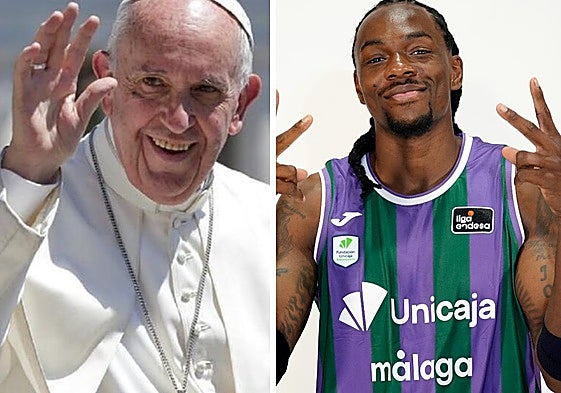 El papa Francisco y Kendrick Perry.