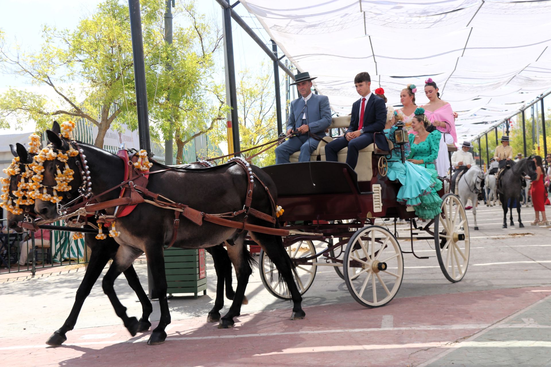 El Concurso de indumentaria y atalaje ecuestre de la Feria de Ronda 2024, en imágenes