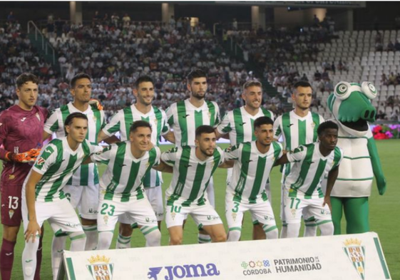 Un once titular del Córdoba de esta misma temporada.