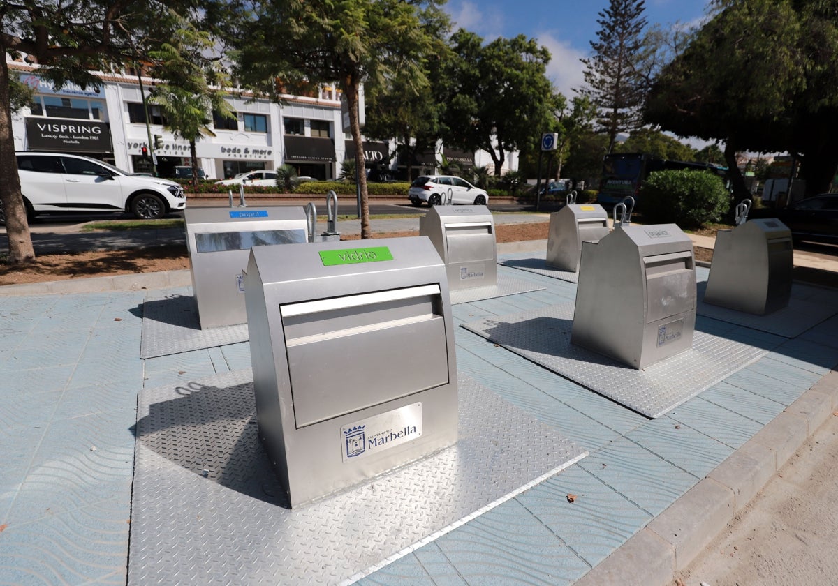 Las seis islas ecológicas ya están instaladas en esta zona de la ciudad.