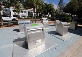 Las seis islas ecológicas ya están instaladas en esta zona de la ciudad.