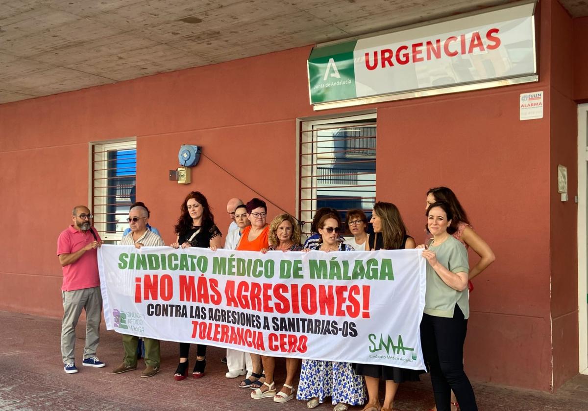 Protesta por la agresión en Alhaurín de la Torre