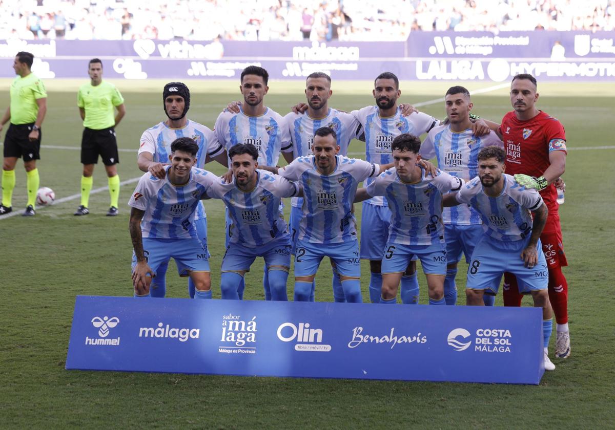 Once inicial del Málaga